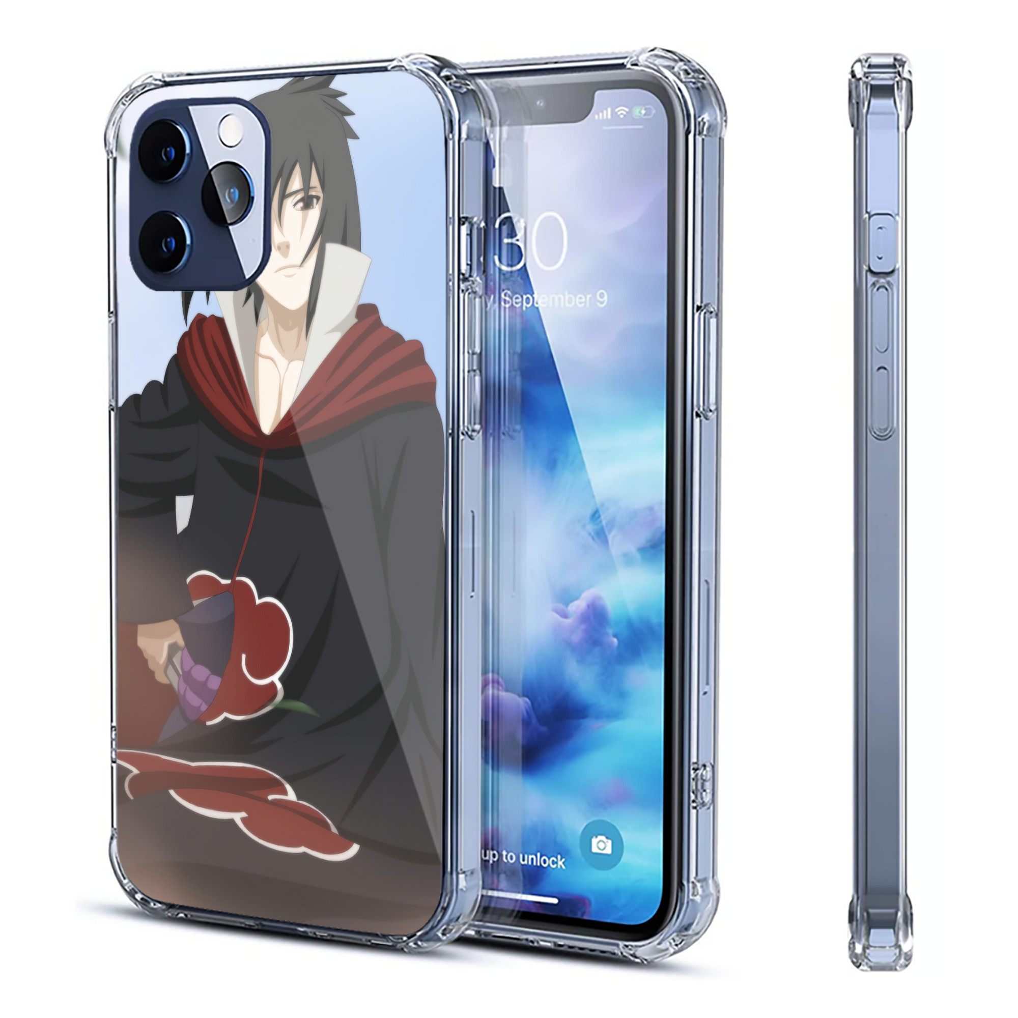 （画像用） NARUTO -ナルト- NARUTO -ナルト- 疾風伝 【iPhone 12シリーズ対応】透明スマホケース（クリアソフトケース）